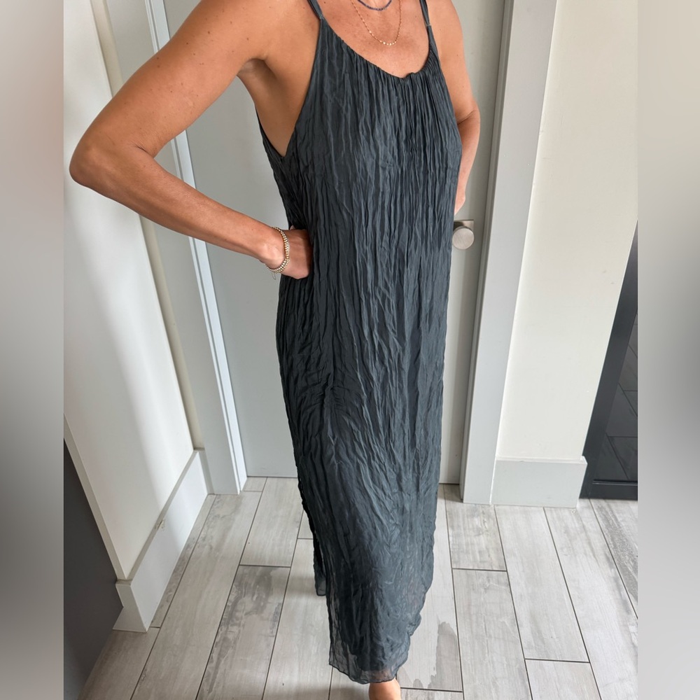 Elegant Gray Sundress